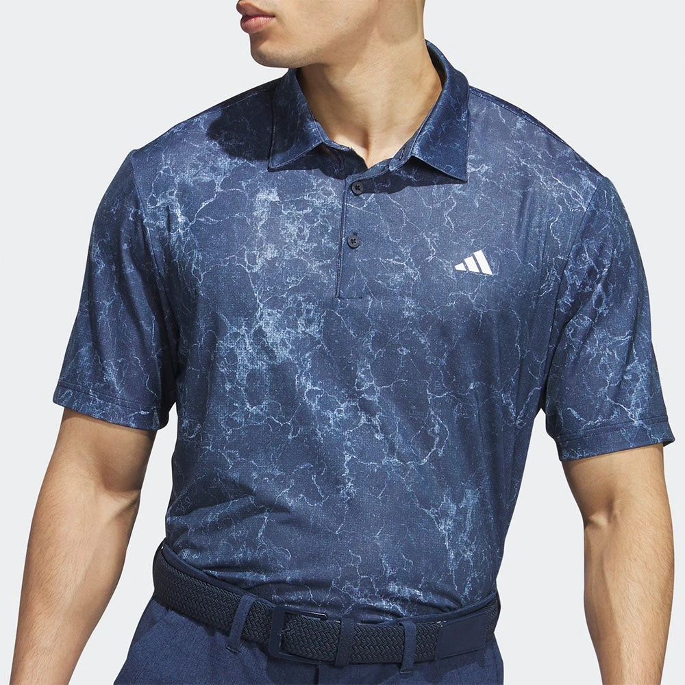 Adidas Golf Shirt - Sun Energy Polo - Collegiate Navy AW23 - Image 5