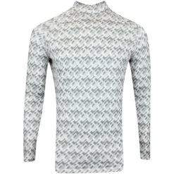 J.Lindeberg Golf Base Layer - Aello SC Print - MB Grey AW23