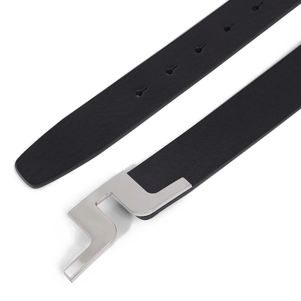 J.Lindeberg Golf Belt - Bridger Leather - Black AW23 - Image 2