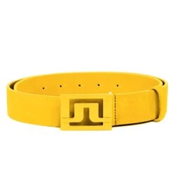 J.Lindeberg Golf Belt - Slater Leather - Citrus SS23