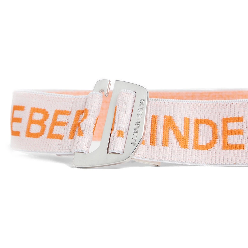 J.Lindeberg Golf Belt - Zane Elastic - White AW23 - Image 2