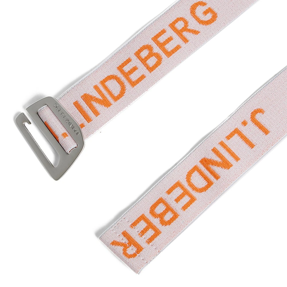 J.Lindeberg Golf Belt - Zane Elastic - White AW23 - Image 3