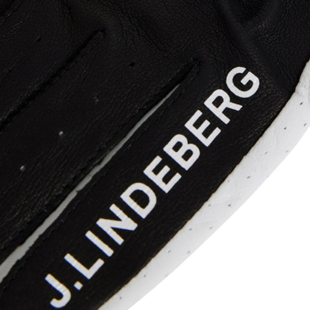 J.Lindeberg Golf Glove - Ron Leather - Black SS23 - Image 4