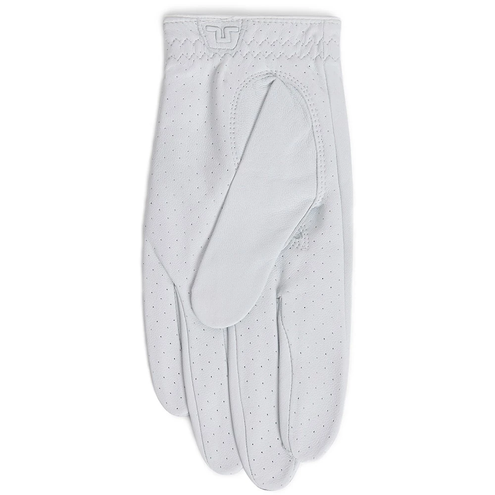 J.Lindeberg Golf Glove - Ron Leather - White SS23 - Image 2
