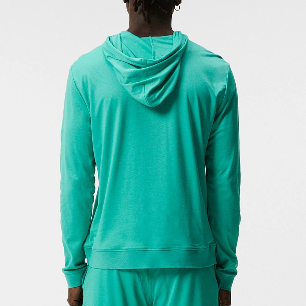J.Lindeberg Golf Hoodie - Roland Pullover - Bright Aqua HS23 - Image 6