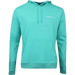 J.Lindeberg Golf Hoodie - Roland Pullover - Bright Aqua HS23