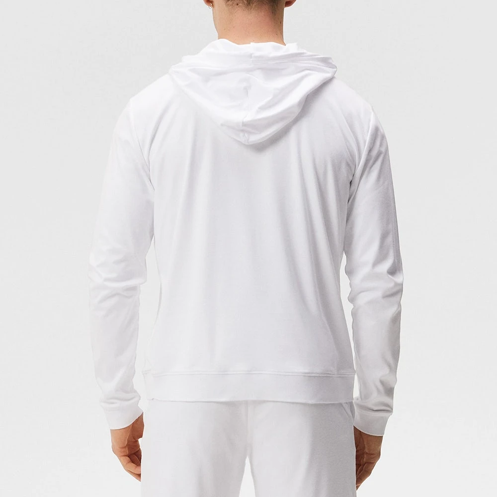 J.Lindeberg Golf Hoodie - Roland Pullover - White HS23 - Image 6