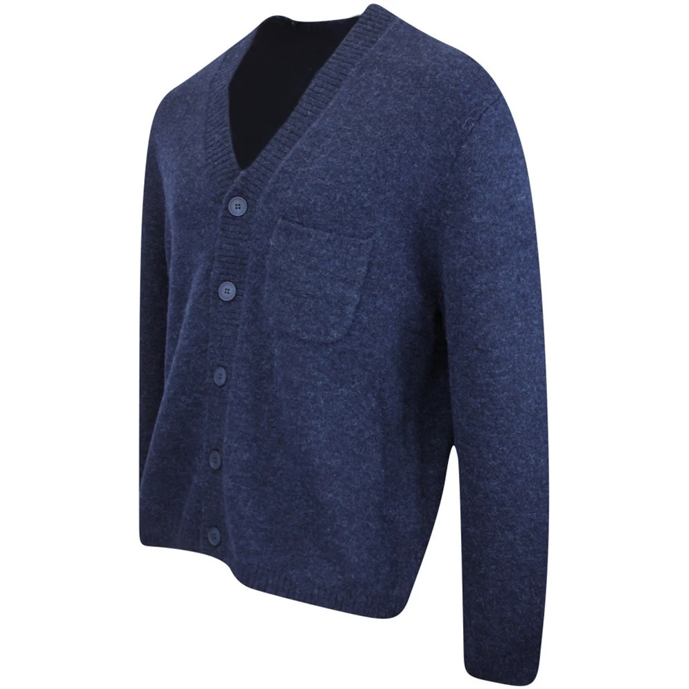 J.Lindeberg Golf Jumper - Clarke Knitted Cardigan - JL Navy AW23 - Image 2