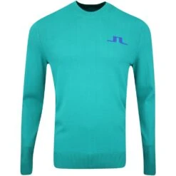 J.Lindeberg Golf Jumper - Gus Knitted Sweater - Proud Peacock AW23