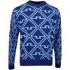J.Lindeberg Golf Jumper - Isaac Jacquard Knit - EB Diamond AW23