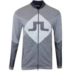 J.Lindeberg Golf Mid Layer - Diamond Seamless FZ - JL Navy SS23