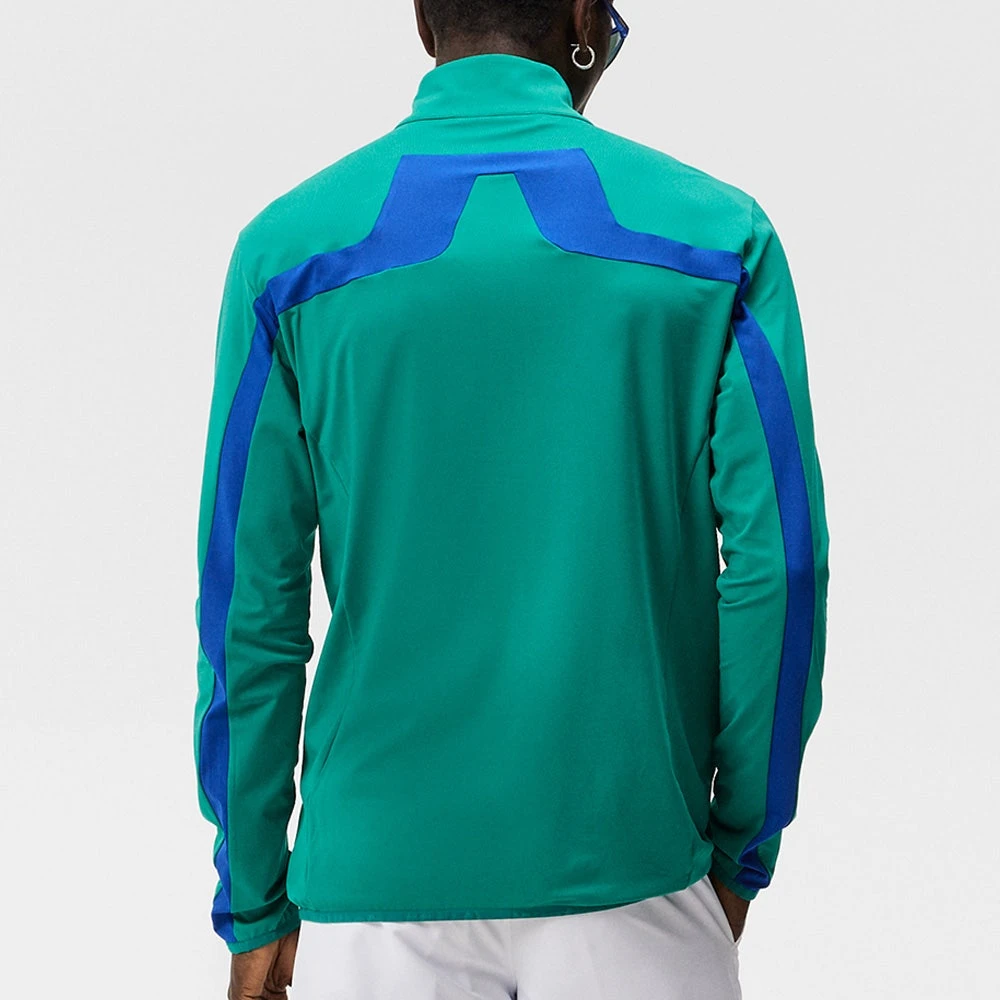 J.Lindeberg Golf Mid Layer - Jarvis FZ - Proud Peacock AW23 - Image 6
