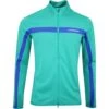 J.Lindeberg Golf Mid Layer - Jarvis FZ - Proud Peacock AW23