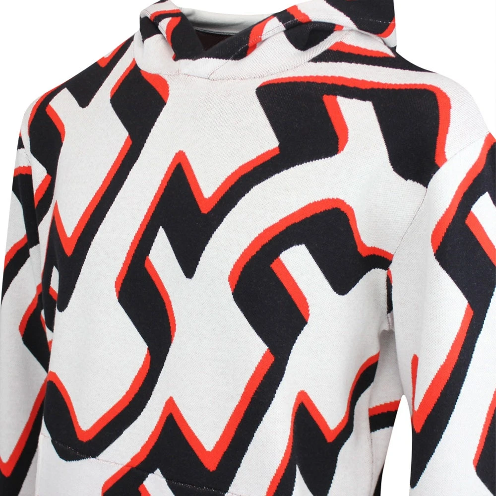 J.Lindeberg Golf Pullover - Adi Knitted Hoodie - Wave Bridge XL AW23 - Image 4