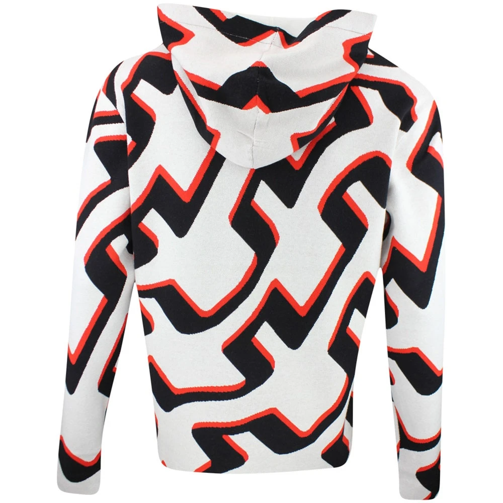 J.Lindeberg Golf Pullover - Adi Knitted Hoodie - Wave Bridge XL AW23 - Image 3