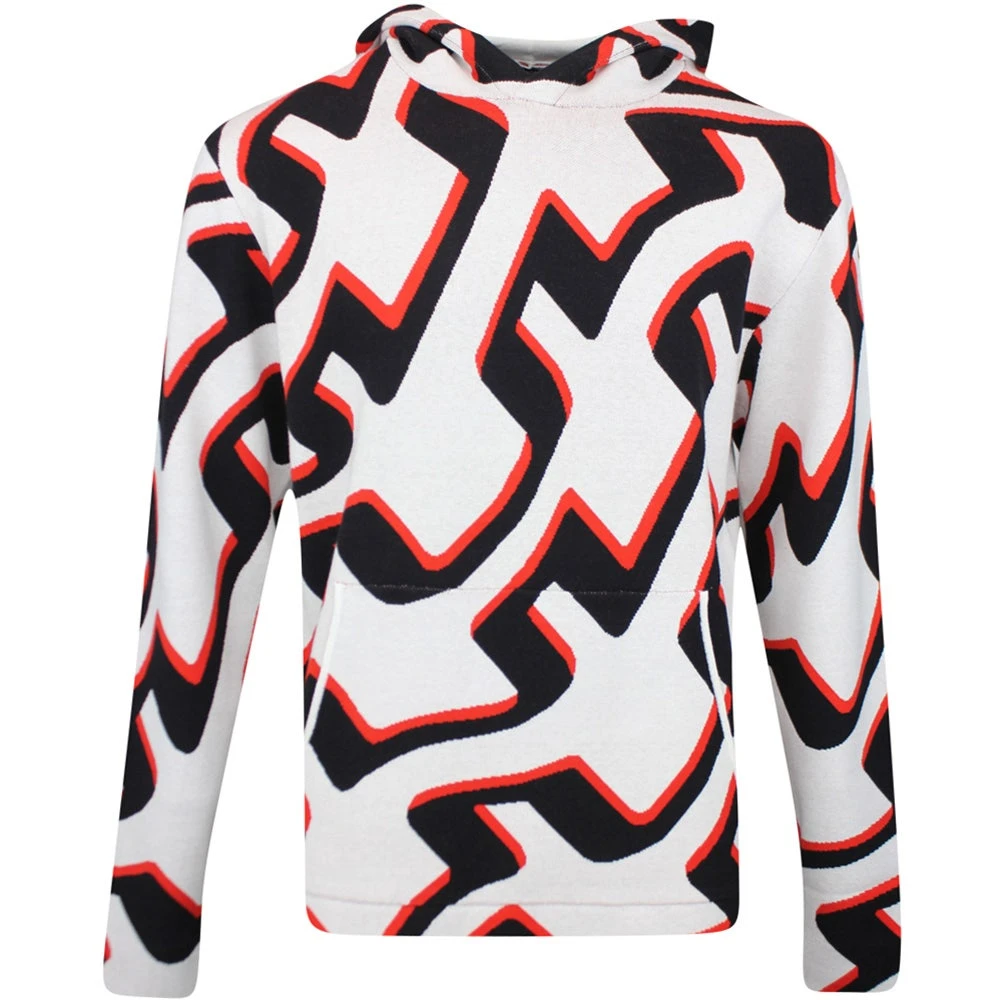 J.Lindeberg Golf Pullover - Adi Knitted Hoodie - Wave Bridge XL AW23