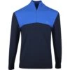 J.Lindeberg Golf Pullover - Jeff Knitted QZ - JL Navy SS23