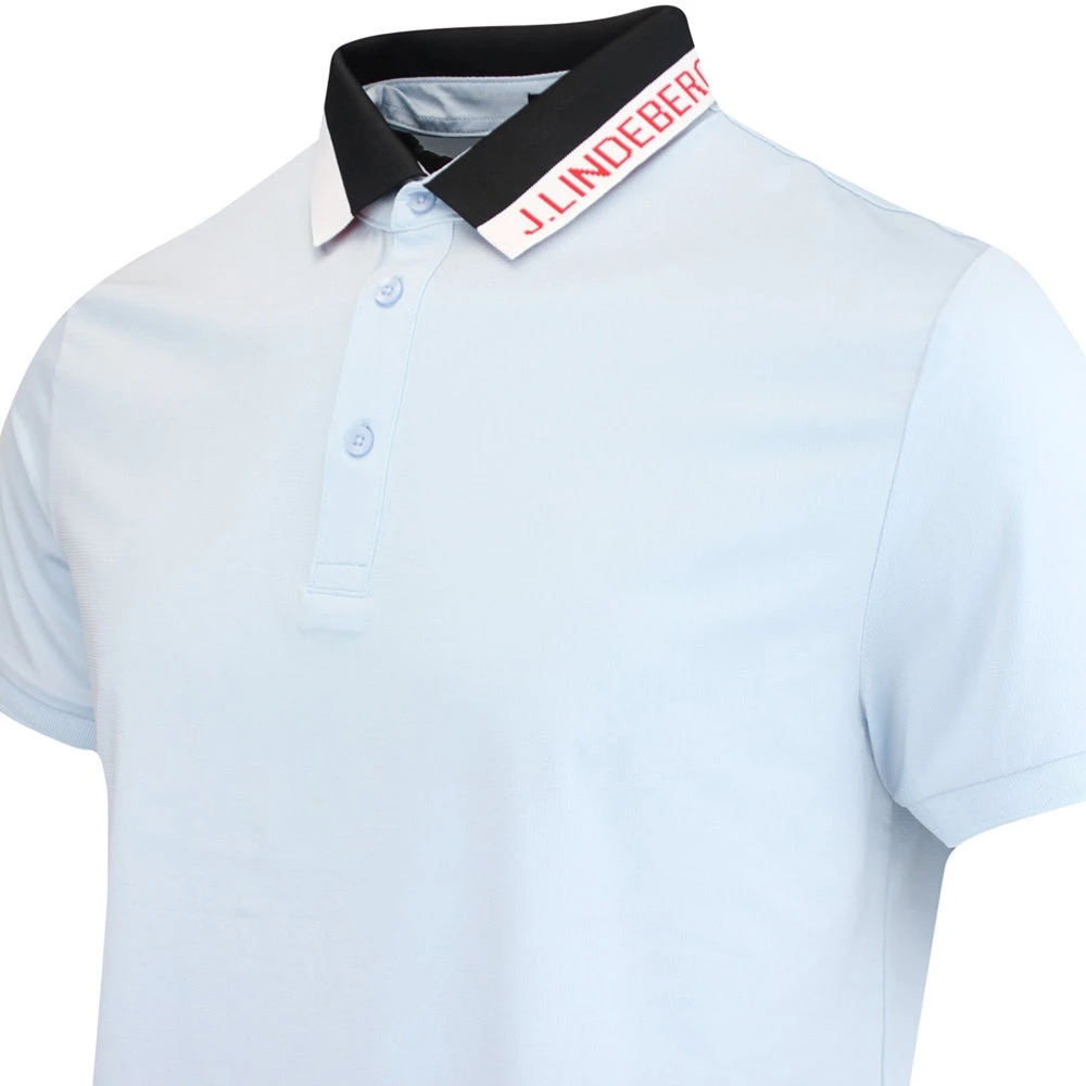 J.Lindeberg Golf Shirt - Ben Regular Fit - Skyway AW23 - Image 4