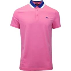 J.Lindeberg Golf Shirt - Benji Regular Fit - Azalea Pink HS23
