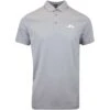 J.Lindeberg Golf Shirt - Bridge Regular Fit - Grey Mel. AW23