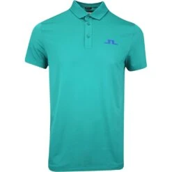 J.Lindeberg Golf Shirt - Bridge Regular Fit - Proud Peacock AW23