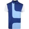 J.Lindeberg Golf Shirt - Graham Regular Fit - Estate Blue AW23