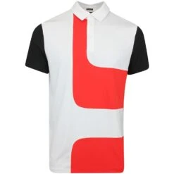 J.Lindeberg Golf Shirt - Graham Regular Fit - White AW23