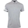 J.Lindeberg Golf Shirt - Heath Regular Fit - Grey Mel. AW23