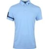 J.Lindeberg Golf Shirt - Heath Regular Fit - Little Boy Blue AW23