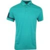 J.Lindeberg Golf Shirt - Heath Regular Fit - Proud Peacock AW23