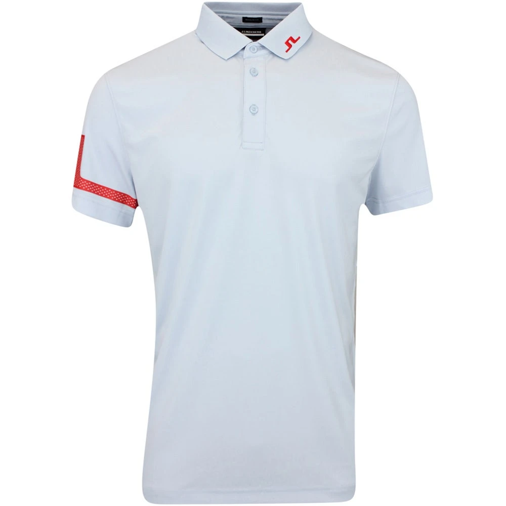 J.Lindeberg Golf Shirt - Heath Regular Fit - Skyway AW23