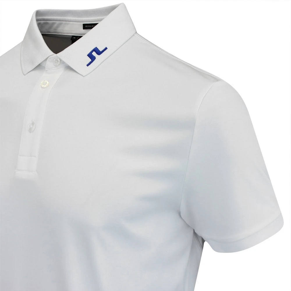 J.Lindeberg Golf Shirt - KV Regular Fit - White HS23 - Image 4