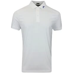 J.Lindeberg Golf Shirt - KV Regular Fit - White HS23