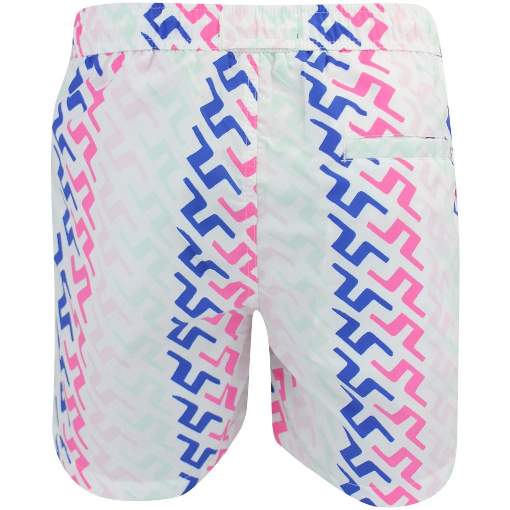 J.Lindeberg Golf Shorts - Banks Miami Swim Trunks - Pink Bridge HS23 - Image 3