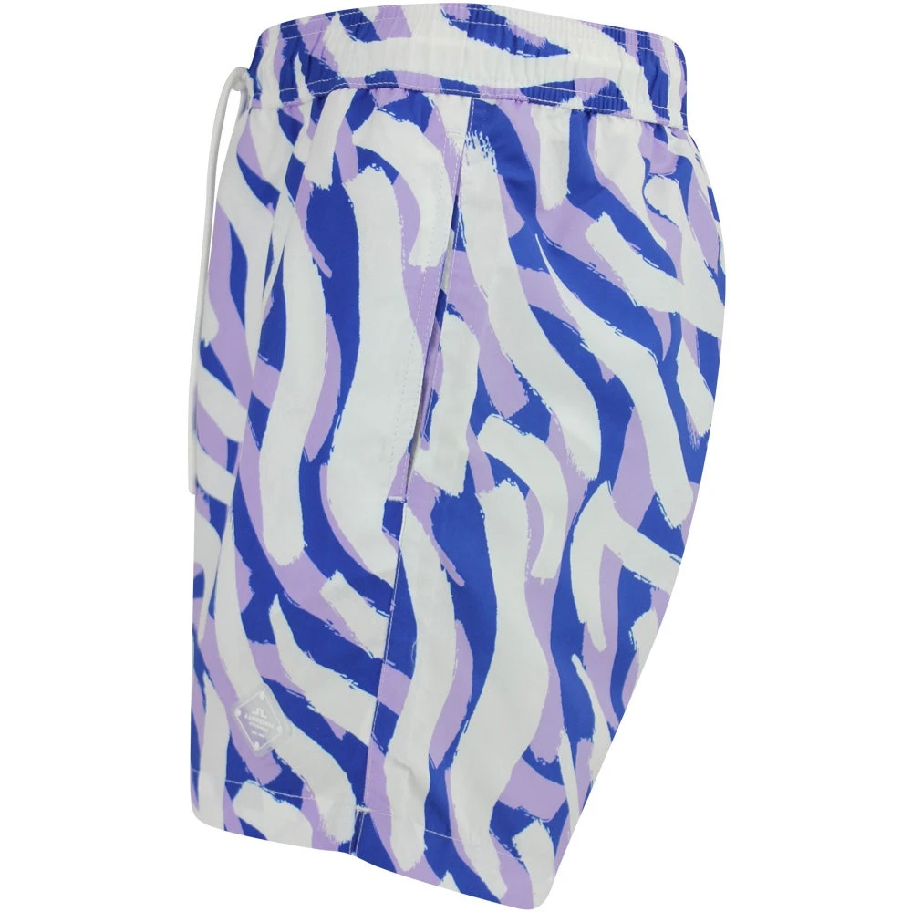 J.Lindeberg Golf Shorts - Banks Miami Swim Trunks - Purple Zebra HS23 - Image 2