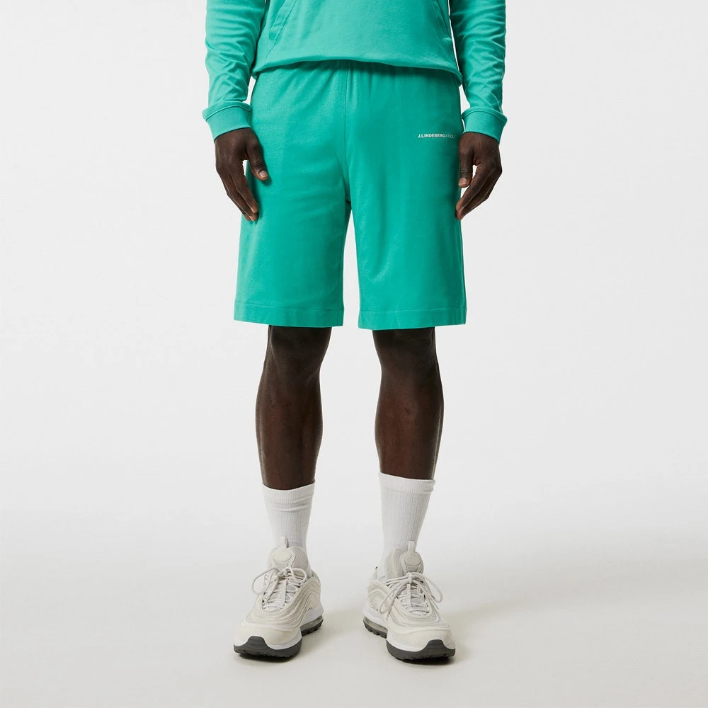 J.Lindeberg Golf Shorts - Jersey Logo - Bright Aqua HS23 - Image 4