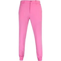 J.Lindeberg Golf Trousers - Cuff Jogger Pant - Azalea Pink HS23