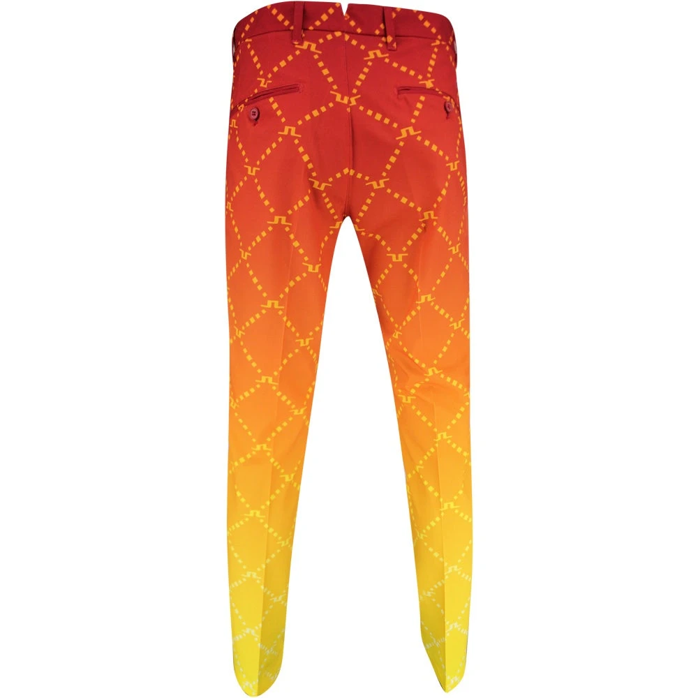 J.Lindeberg Golf Trousers - Fade Print Pant Slim - Sunset SS23 - Image 3
