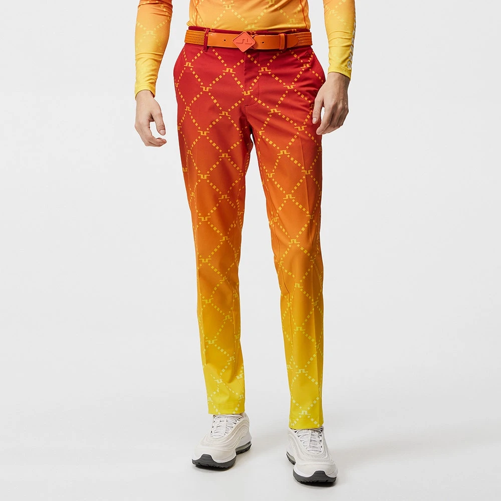 J.Lindeberg Golf Trousers - Fade Print Pant Slim - Sunset SS23 - Image 5