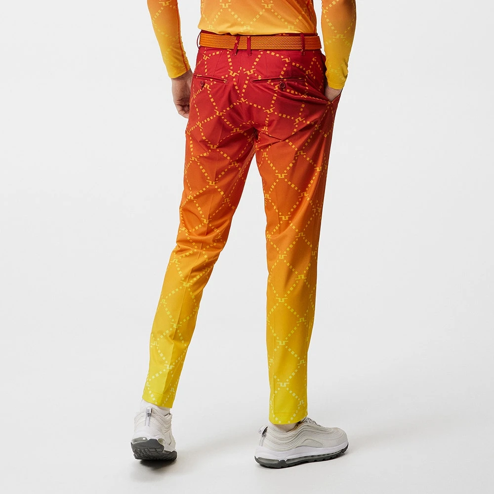 J.Lindeberg Golf Trousers - Fade Print Pant Slim - Sunset SS23 - Image 6