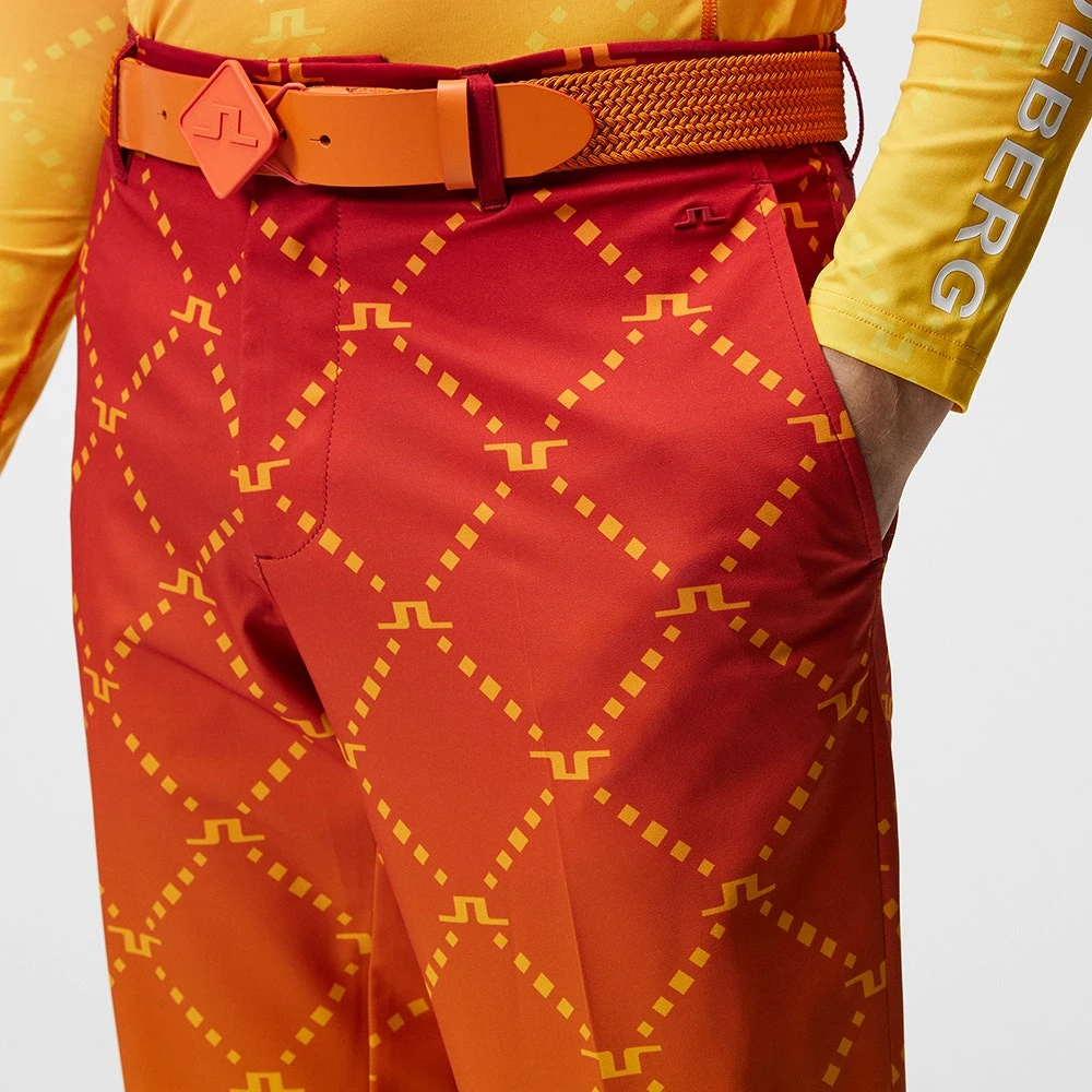 J.Lindeberg Golf Trousers - Fade Print Pant Slim - Sunset SS23 - Image 7
