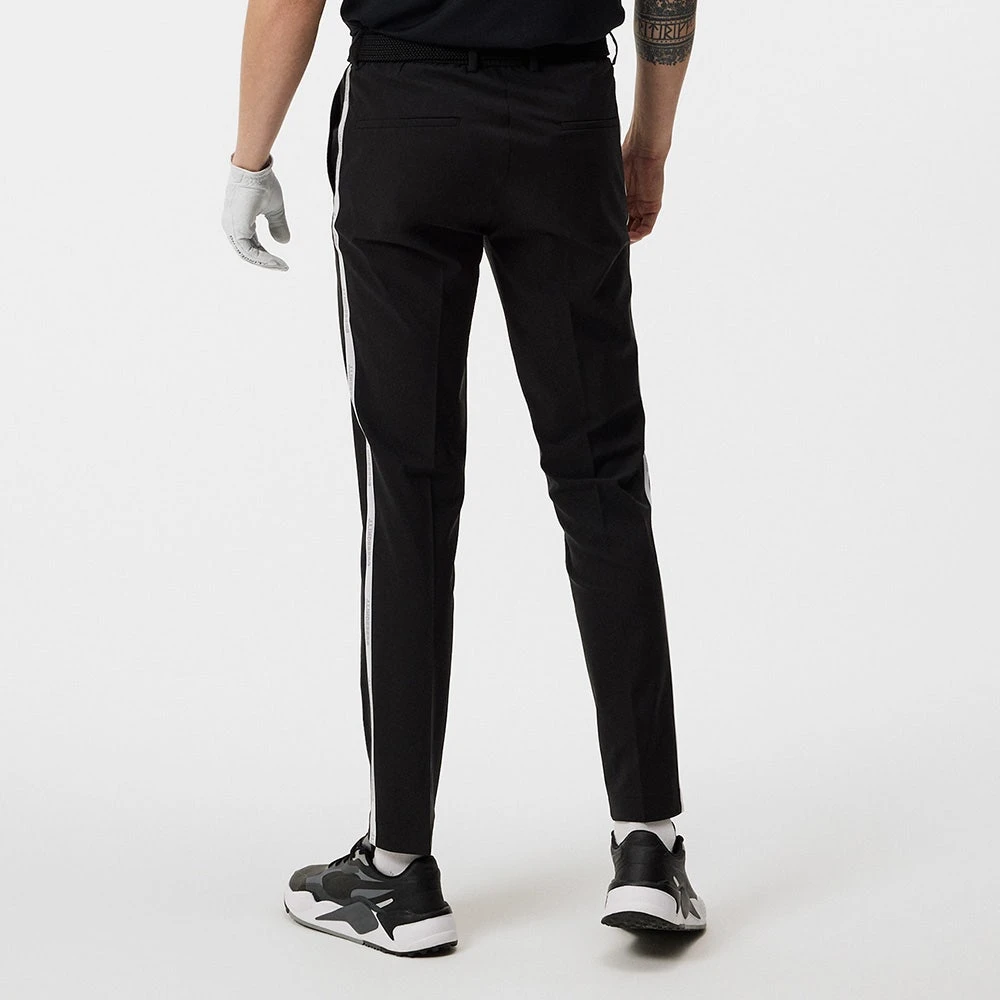 J.Lindeberg Golf Trousers - Stuart Stripe Pant Slim - Black AW23 - Image 6
