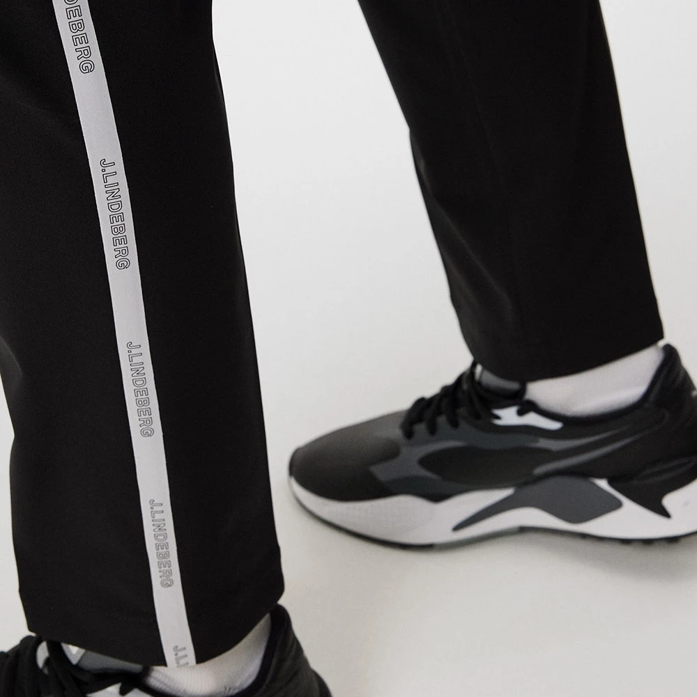 J.Lindeberg Golf Trousers - Stuart Stripe Pant Slim - Black AW23 - Image 8