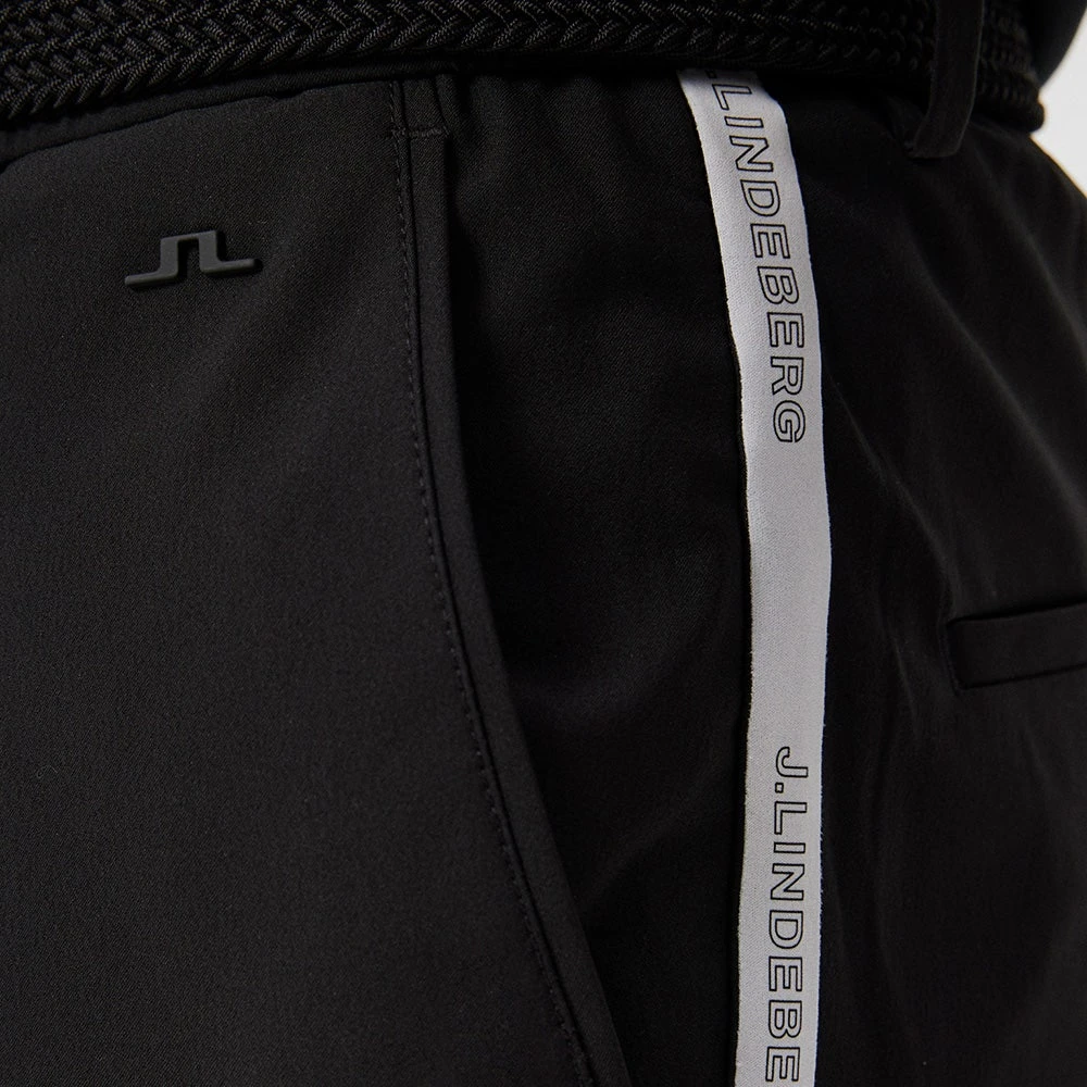 J.Lindeberg Golf Trousers - Stuart Stripe Pant Slim - Black AW23 - Image 7