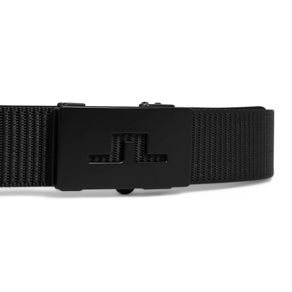 J.Lindeberg Golf Belt - Roy Webbing - Black AW23 - Image 2