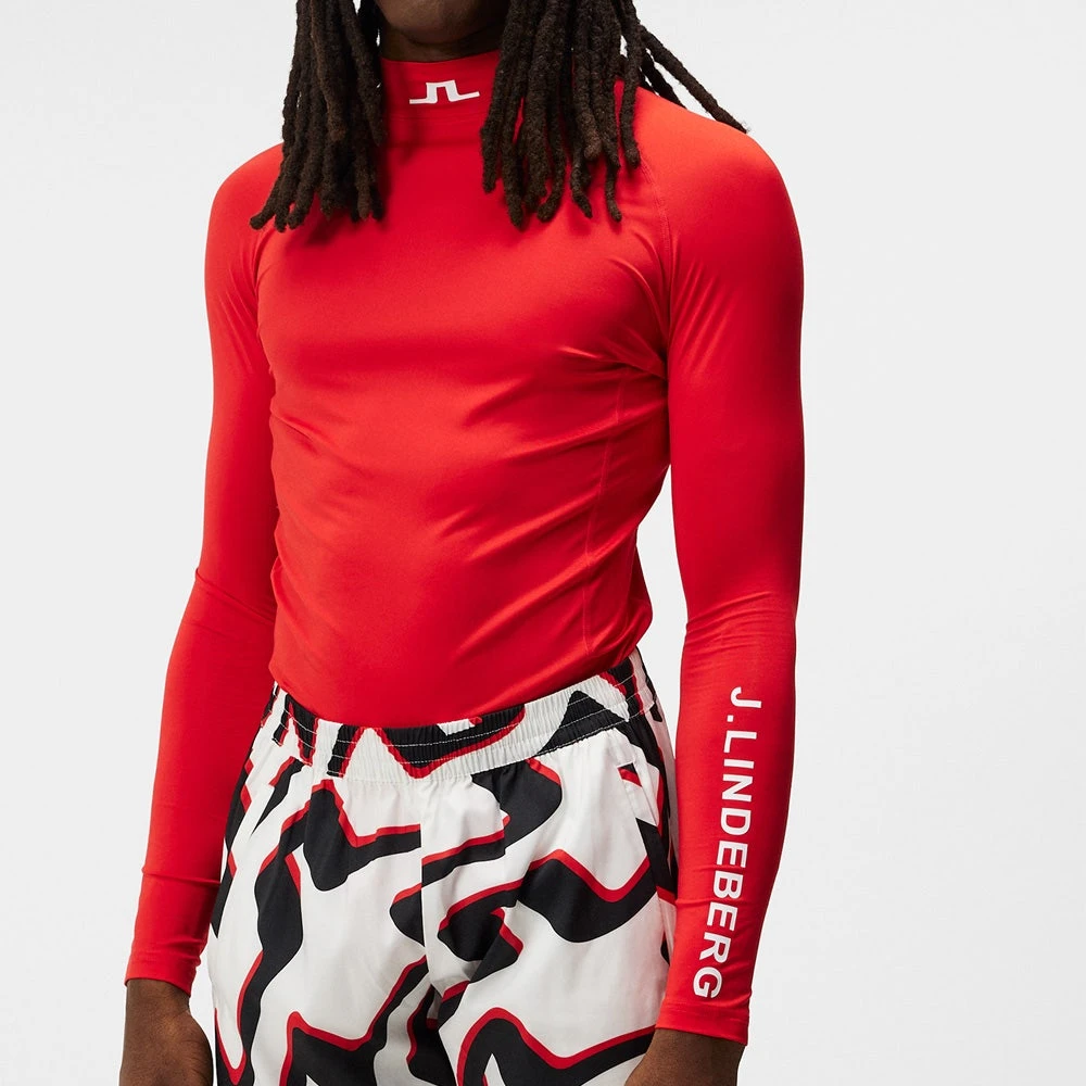 J.Lindeberg Golf Base Layer - Aello SC - Fiery Red AW23 - Image 4