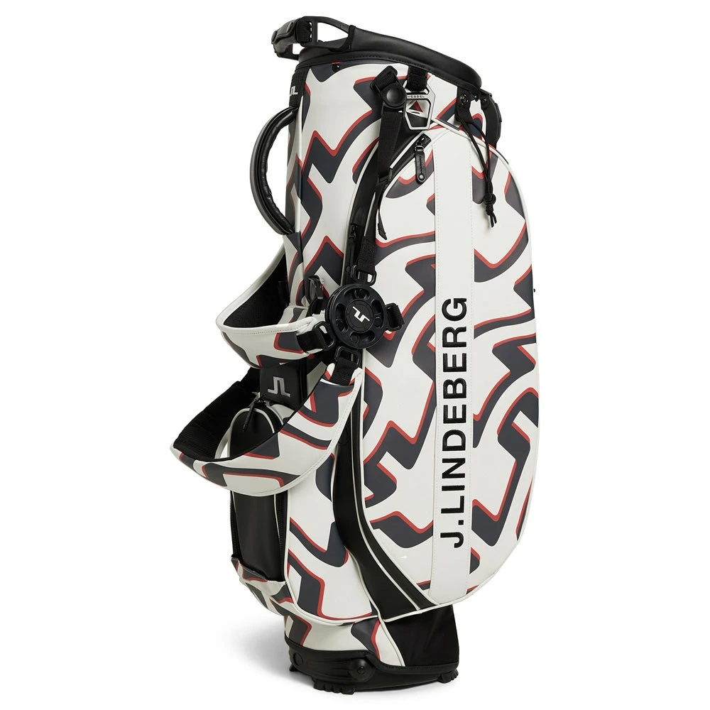 J.Lindeberg Golf Bag - Play Stand Bag Print - Wave Bridge AW23 - Image 2