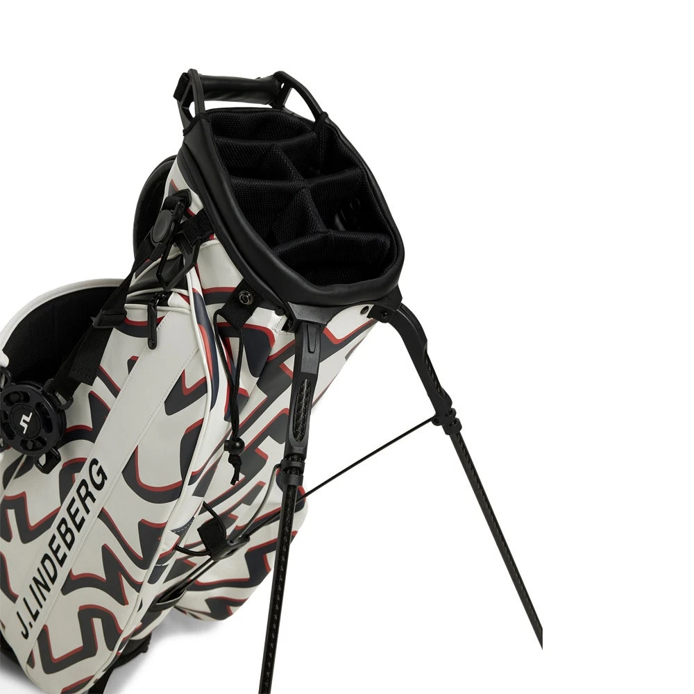 J.Lindeberg Golf Bag - Play Stand Bag Print - Wave Bridge AW23 - Image 4