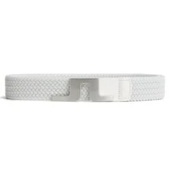 J.Lindeberg Golf Belt - Berry Stretch Woven - White AW23