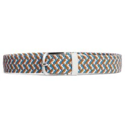 J.Lindeberg Golf Belt - Bubba Elastic - White AW23